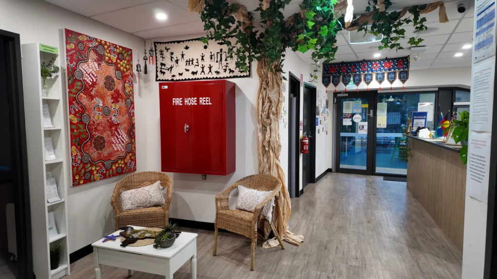 Welcoming family area at Starfish Early Learning Centre Essendon childcare centre