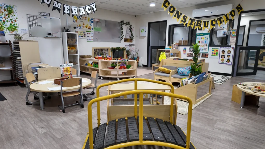 Play-based learning room at Starfish Early Learning Centre Essendon childcare centre