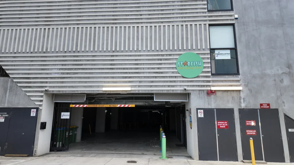 Starfish Early Learning Centre Essendon exterior signage and entrance at the childcare centre