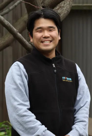 Portrait of Isaac, educator at Starfish ELC Springvale