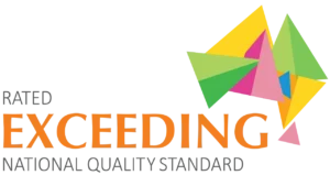 Starfish Early Learning Centre rated Exceeding National Quality Standard childcare logo.