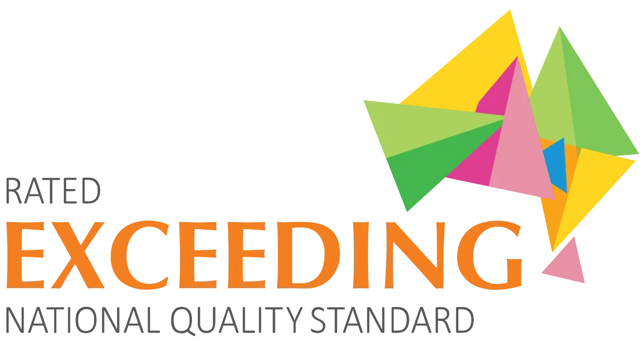 Starfish Early Learning Centre rated Exceeding National Quality Standard childcare logo.