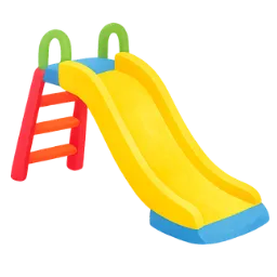 Children's playground slide