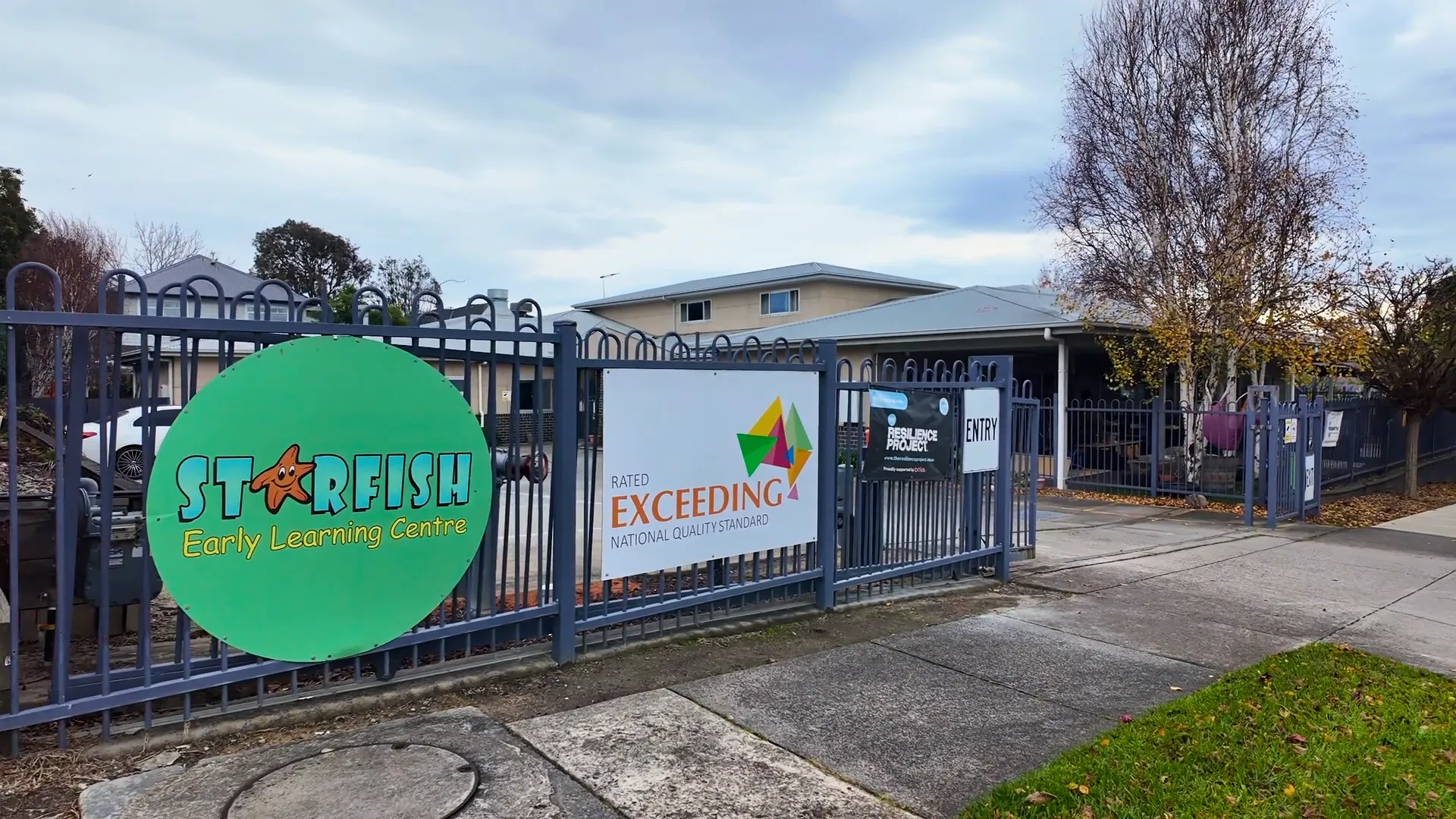 Front entrance and outdoor area of Starfish ELC Nunawading
