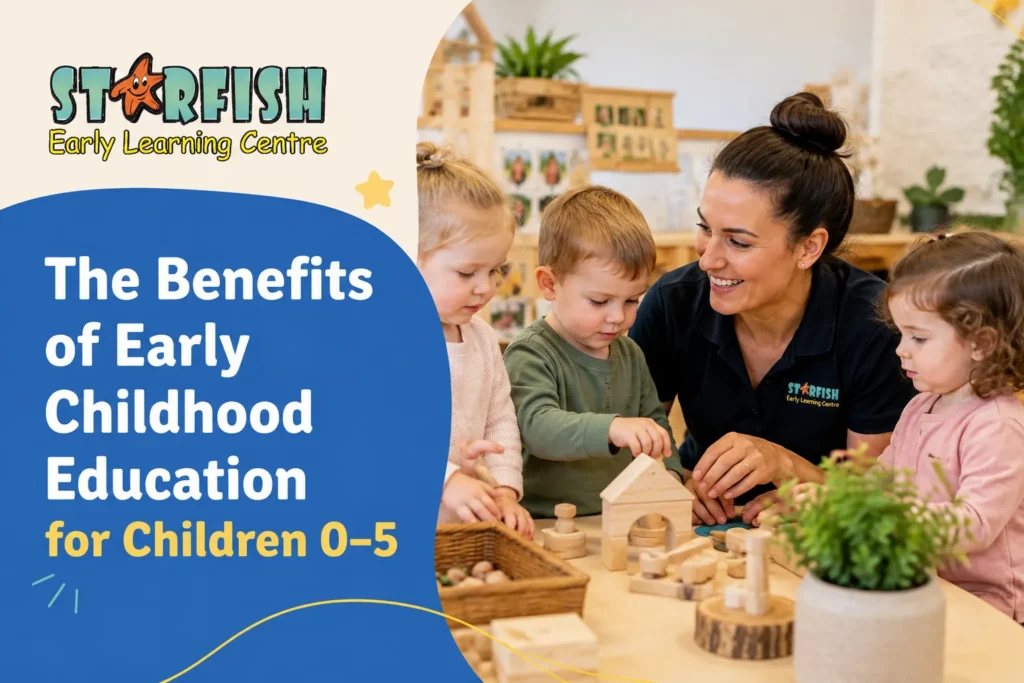 Young children exploring the benefits of early childhood education through play at a Melbourne Starfish centre